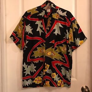 Bold Abstract Print Hawaiian